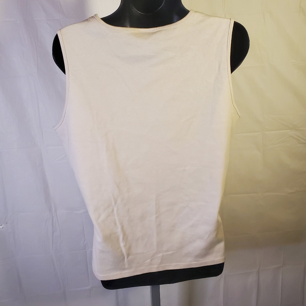 Ann Taylor cream shirt - Picture 2 of 4